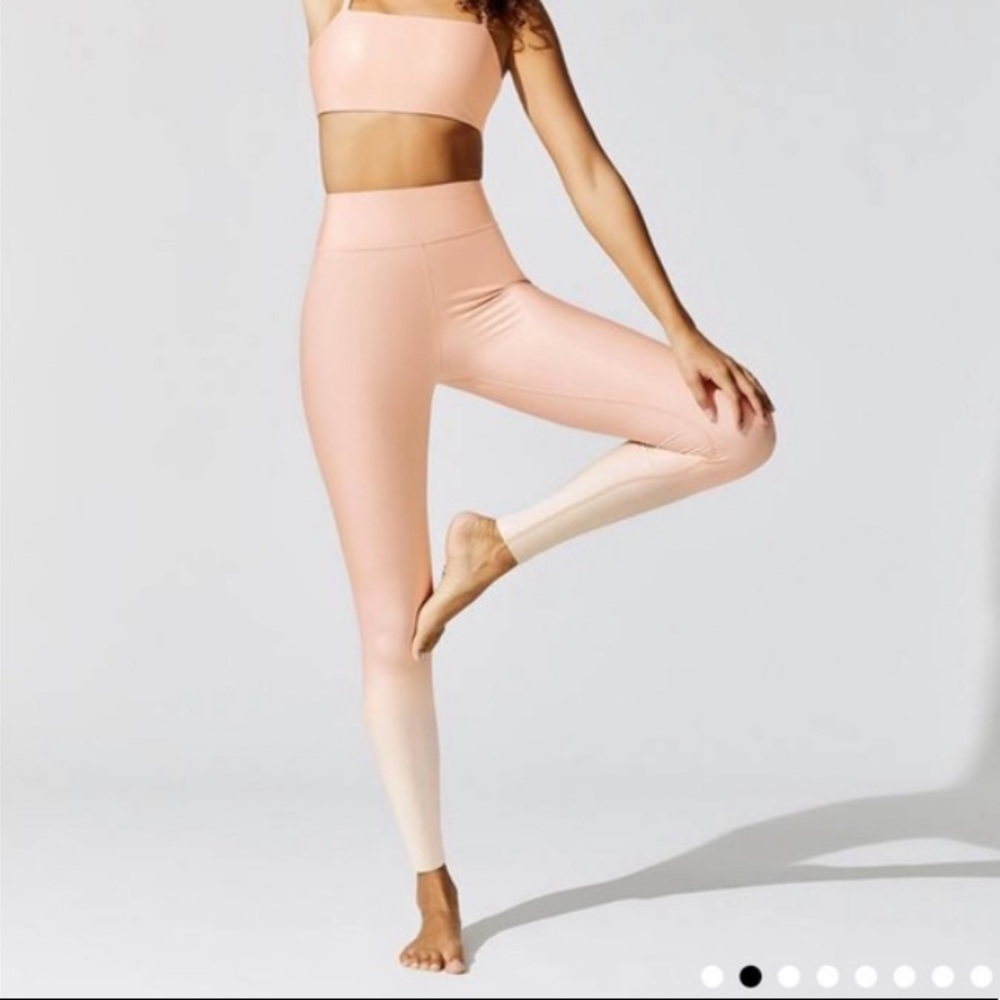 Carbon 38 Cristalline Pink Ombré leggings size S